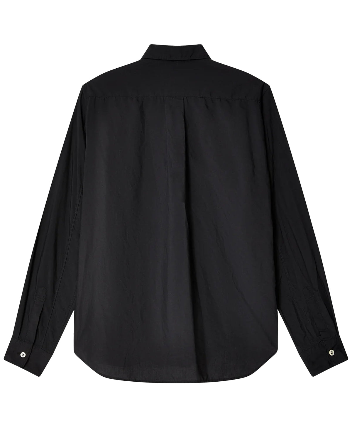 Black CDG Frilled Shirt