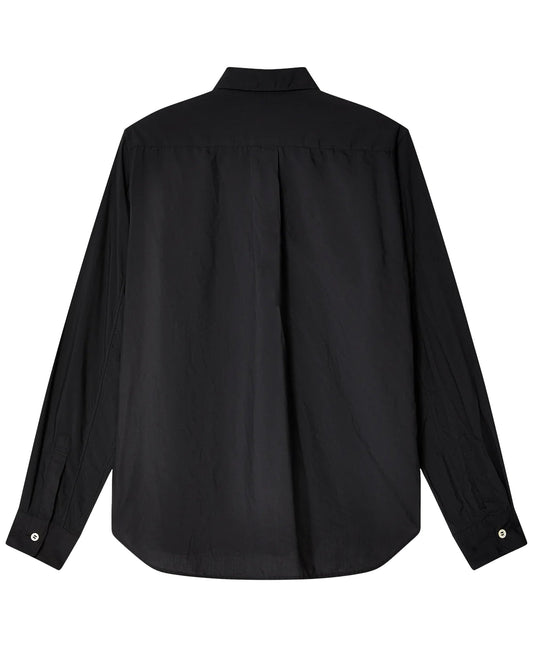 Black CDG Frilled Shirt