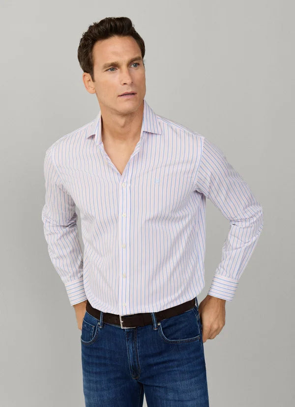 Classic Fit Regimental Stripe Shirt