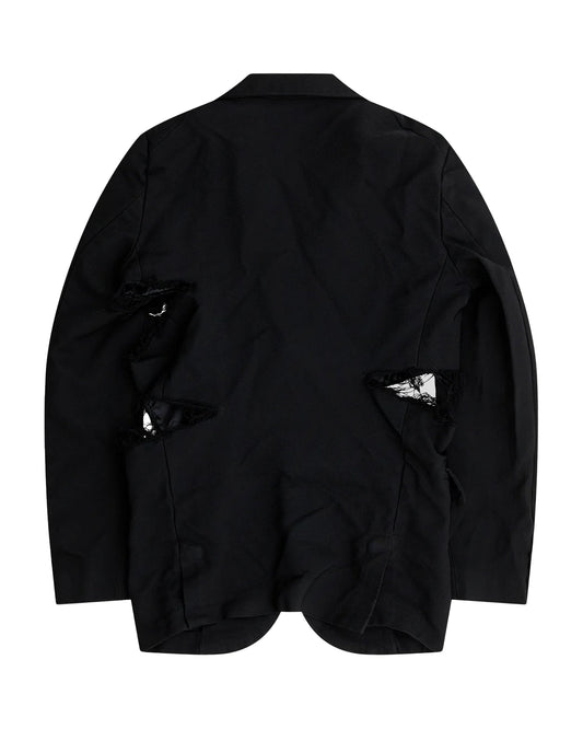 Black CDG Gabardine Jacket