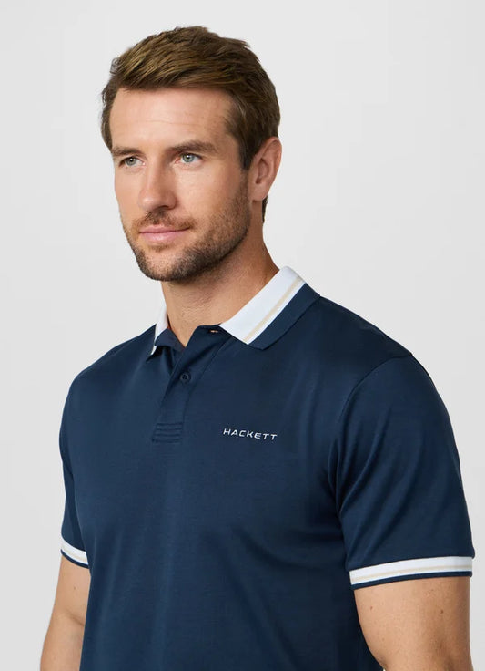 Classic Fit Short Sleeve Club Collar Polo