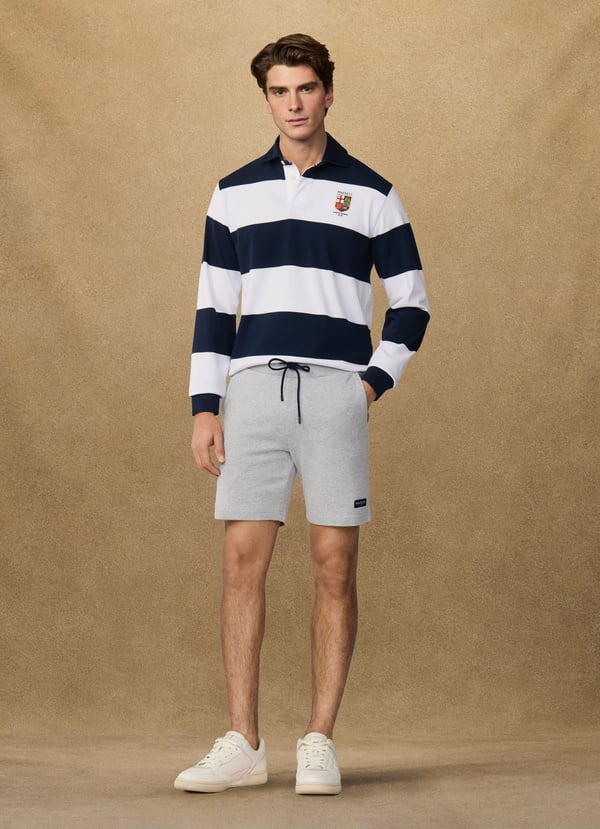 Branded Badge Short Sweat
