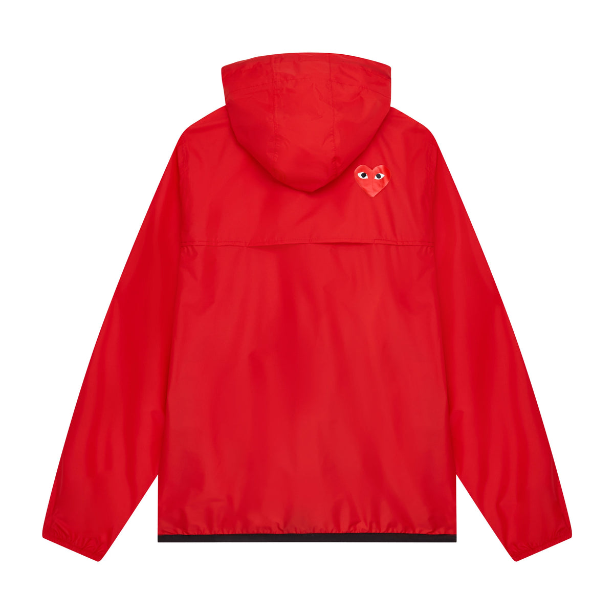 CDG PLAY K-Way Zip Jacket K-Way ¨C Red, Red Heart