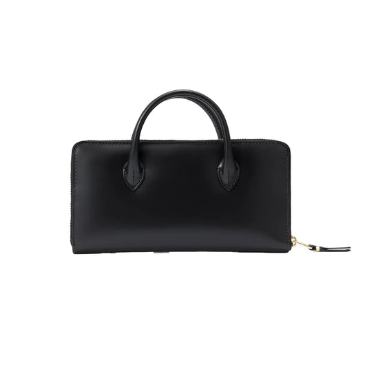 CDG Wallet Handles Line SA0110HA Zip Around Wallet ¨C Black