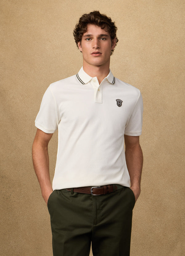 Classic Fit Short Sleeve Badge Polo