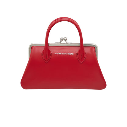 CDG Wallet Clasp Handles Line SA0302CH Kiss Clasp Wallet ¨C Red