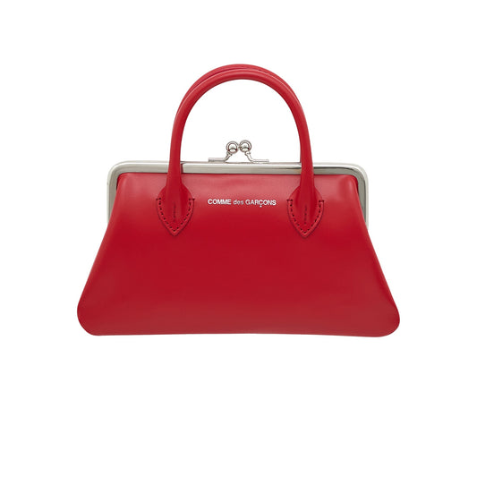 CDG Wallet Clasp Handles Line SA0302CH Kiss Clasp Wallet ¨C Red
