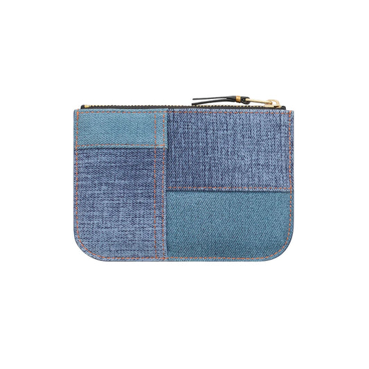 CDG Wallet Denim Pocket Serie SA8100DP Zip Pouch ¨C Blue