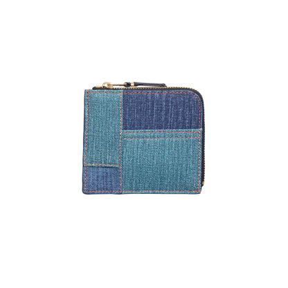 CDG Wallet Denim Pocket Serie SA2100DP Zip Around Wallet ¨C Blue