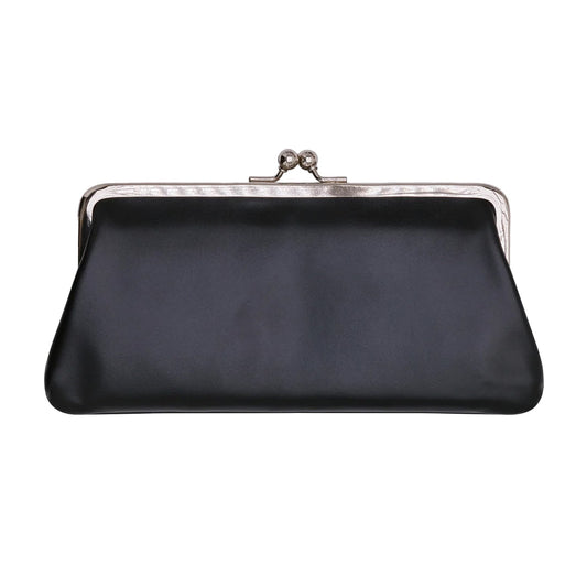 CDG Wallet Kiss Clasp Line SA0303KC Kiss Clasp Wallet ¨C Black