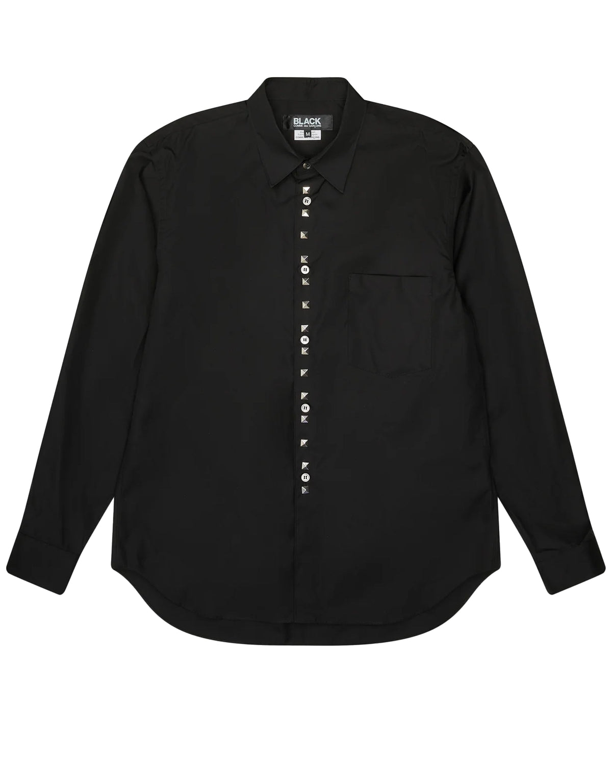 Black CDG Studded Blouse