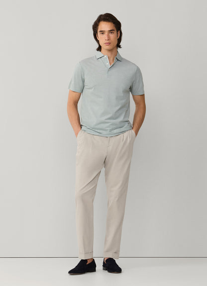 Regular Fit Double Pleat Chino