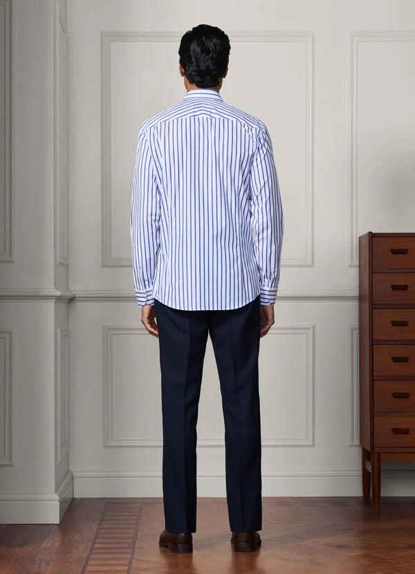 Tailored Fit Butcher Stripe Shirt