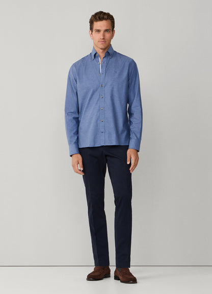 Classic Fit Flannel Herringbone Shirt