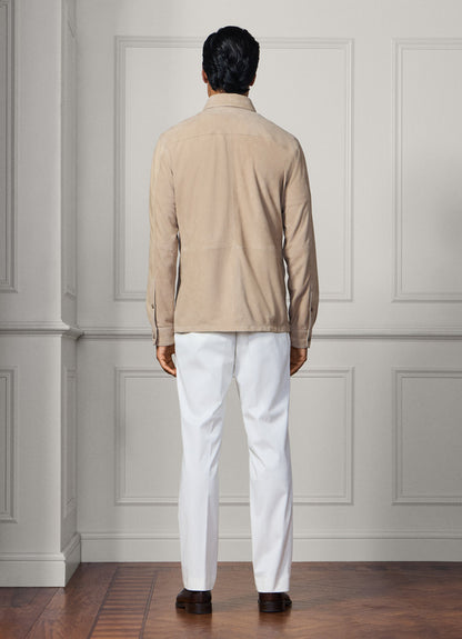 Suede Overshirt
