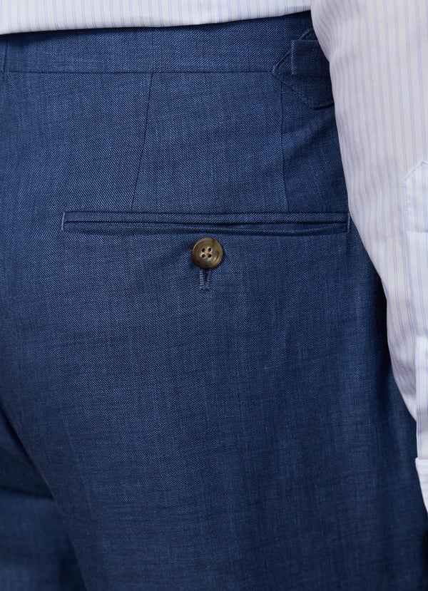 Linen-Wool Hopesack Suit - Woven In Italy