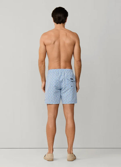 Crystalline Print Swim Trunk