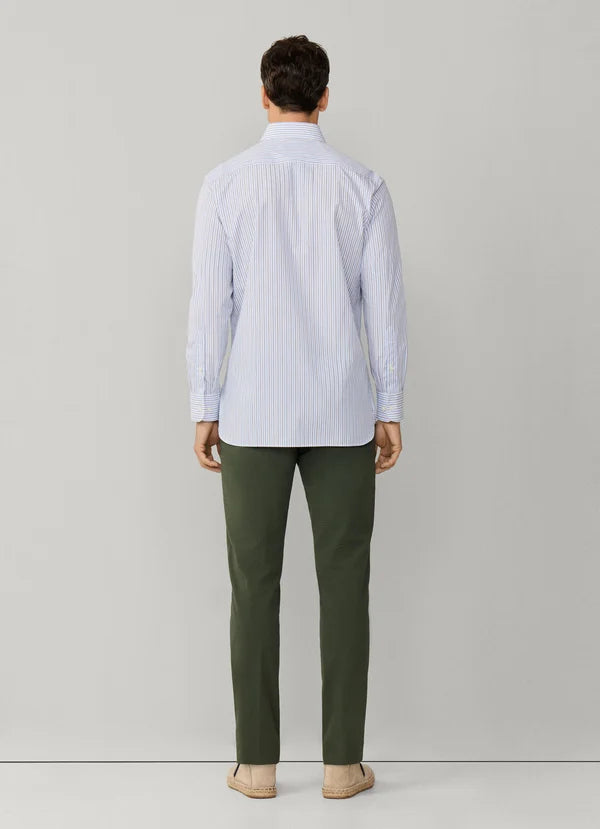 Classic Fit Regimental Stripe Shirt
