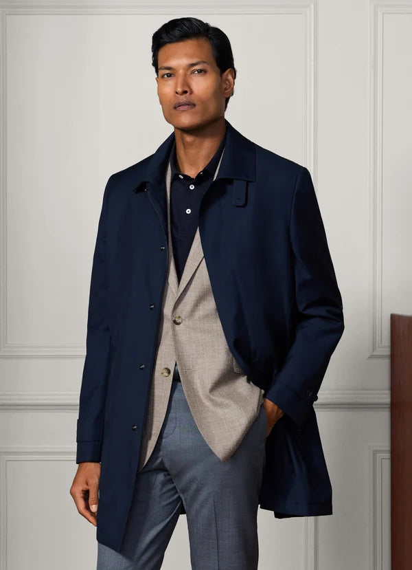 Water Repellant Mac With Liner