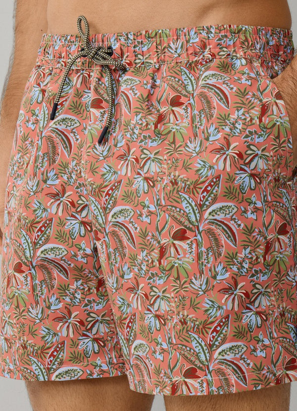 Floral Print Swim Trunk