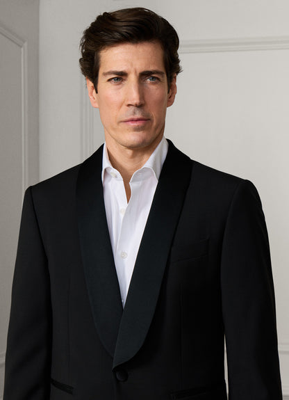 Wool-Mohair Shawl Collar Diner Jacket