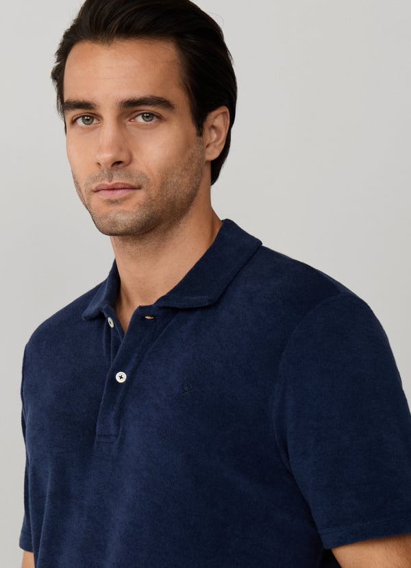 Towelling Short Sleeve Polo