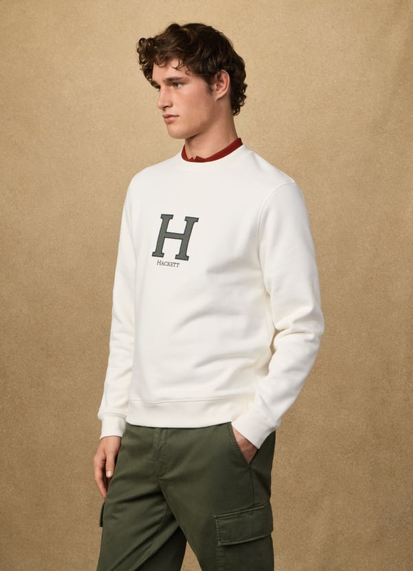 H Crew-Neck Sweatshirt