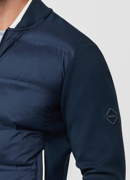 Quilted Bomber Jacket Sweat