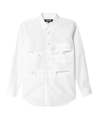 Black CDG Cut-Out Shirt
