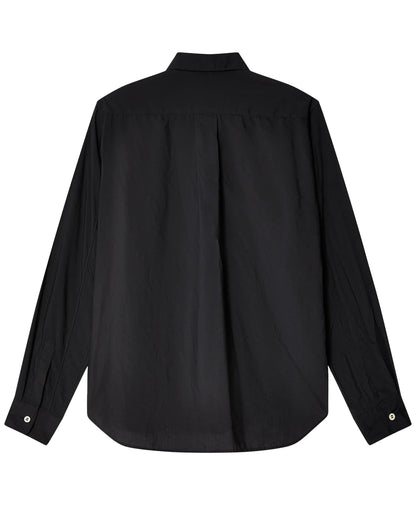 Black CDG Frilled Shirt