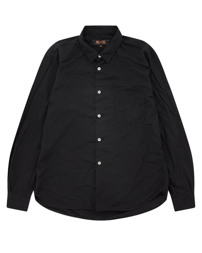 Black CDG Creased Shirt