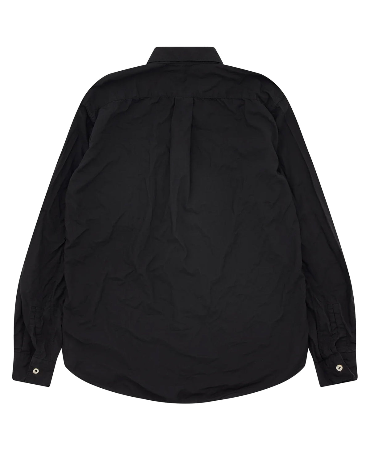Black CDG Creased Shirt