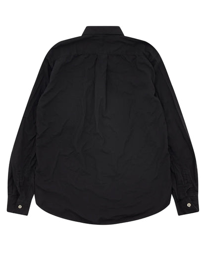 Black CDG Creased Shirt