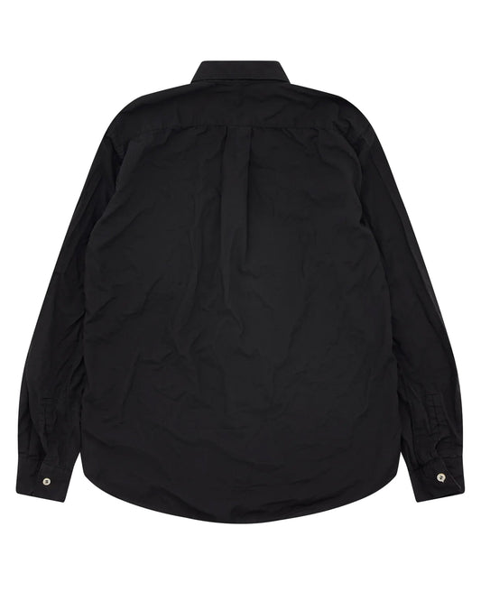 Black CDG Creased Shirt