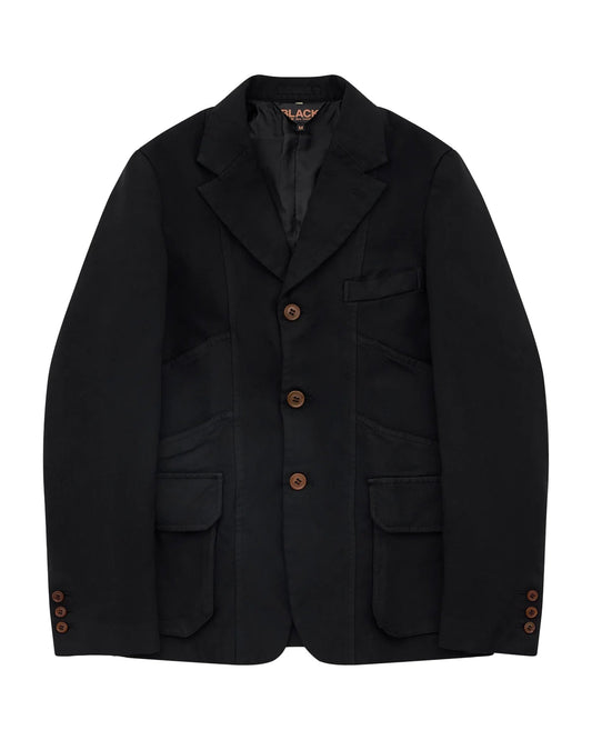 Black CDG Panelled Jacket