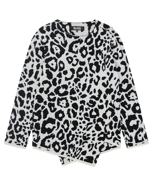 Black CDG Asymmetric Sweater