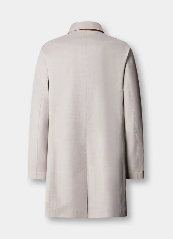 Water Repellant Mac - Woven In Italy