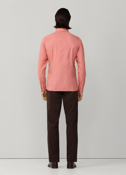 Tailored Fit Garment Dyed Oxford Shirt