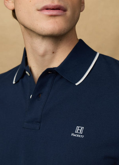 Classic Fit Short Sleeve Tipped Polo