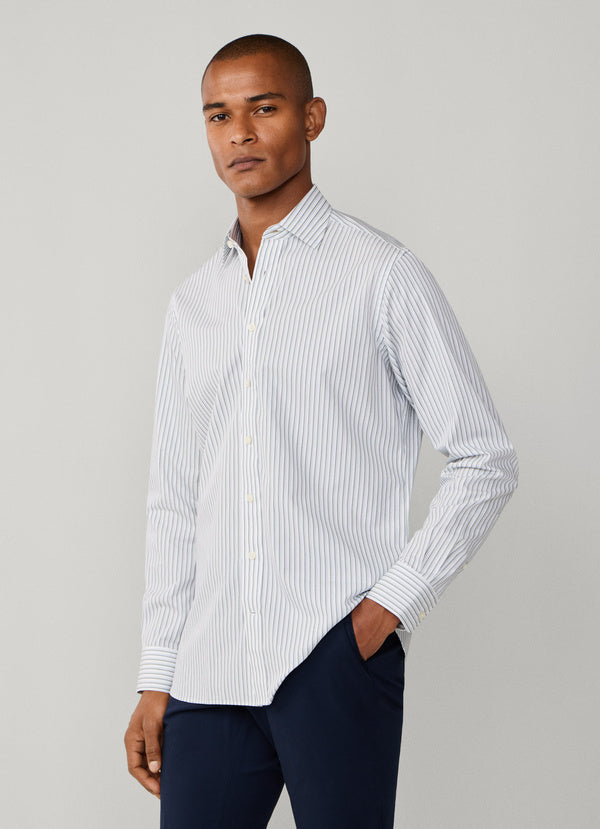 Classic Fit Two Tone Stripe Shirt