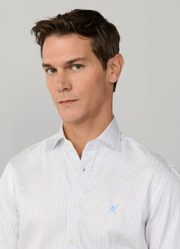 Tailored Fit City Wide Stripe Shirt