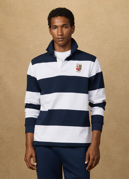 Classic Fit Lrc Striped Rugby Shirt