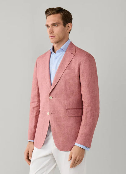 Linen Delave Hopsack Blazer
