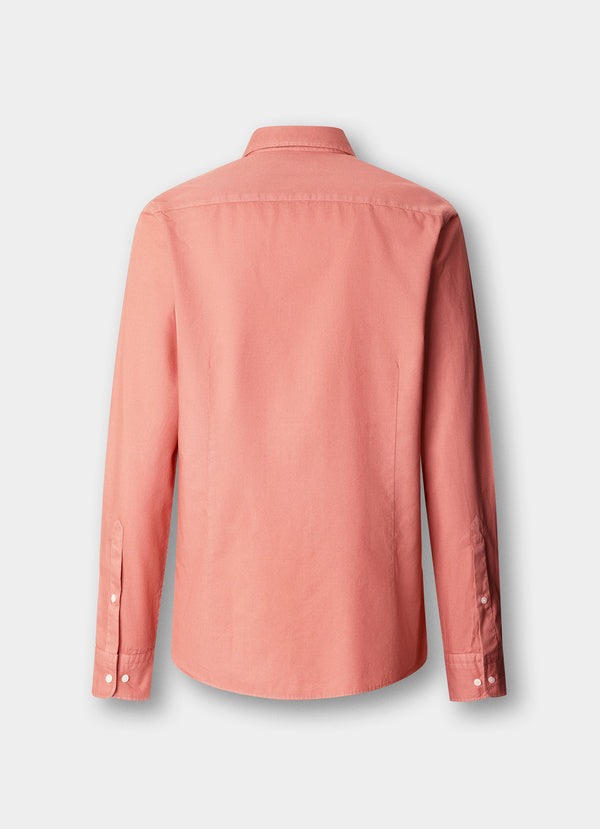 Tailored Fit Garment Dyed Oxford Shirt