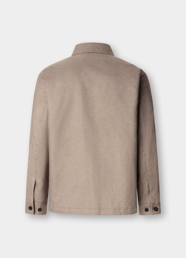 Herringbone Shirt Jacket