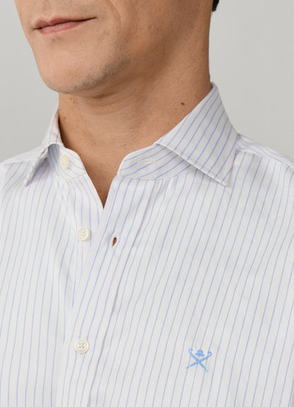 Tailored Fit City Wide Stripe Shirt