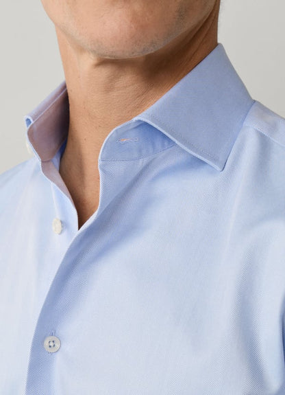 Tailored Fit Formal Herringbone Shirt