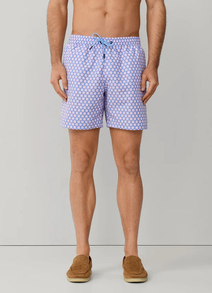 Seashell Print Swim Trunk
