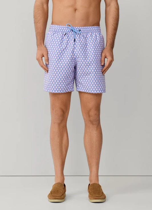 Seashell Print Swim Trunk