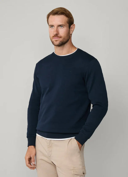Double Knit Crew-Neck Sweat